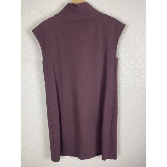 Lafayette 148 New York Womens Dress Medium Purple Eggplant‎ Office Career Fall - Picture 4 of 7